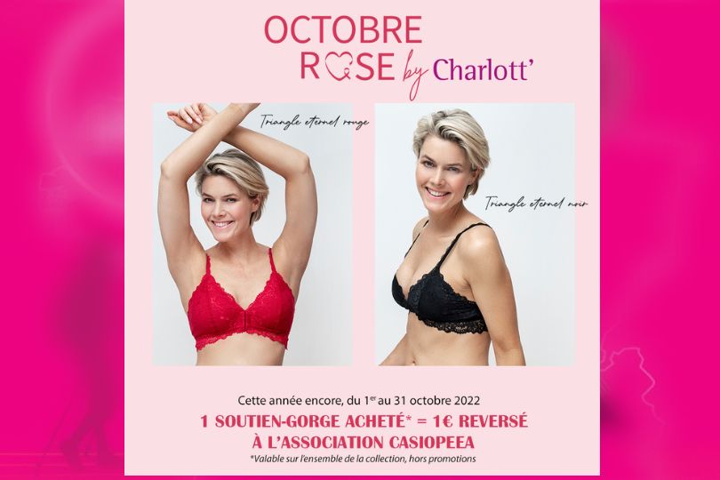 Charlott' lingerie se mobilise pour octobre rose