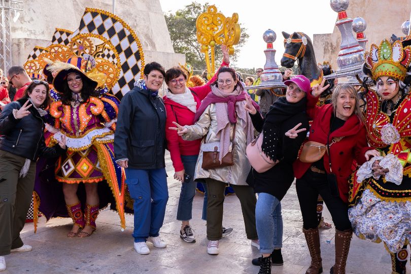 Marymine, est partie au Carnaval de Malte, suite au gain d'un challenge Charlott'